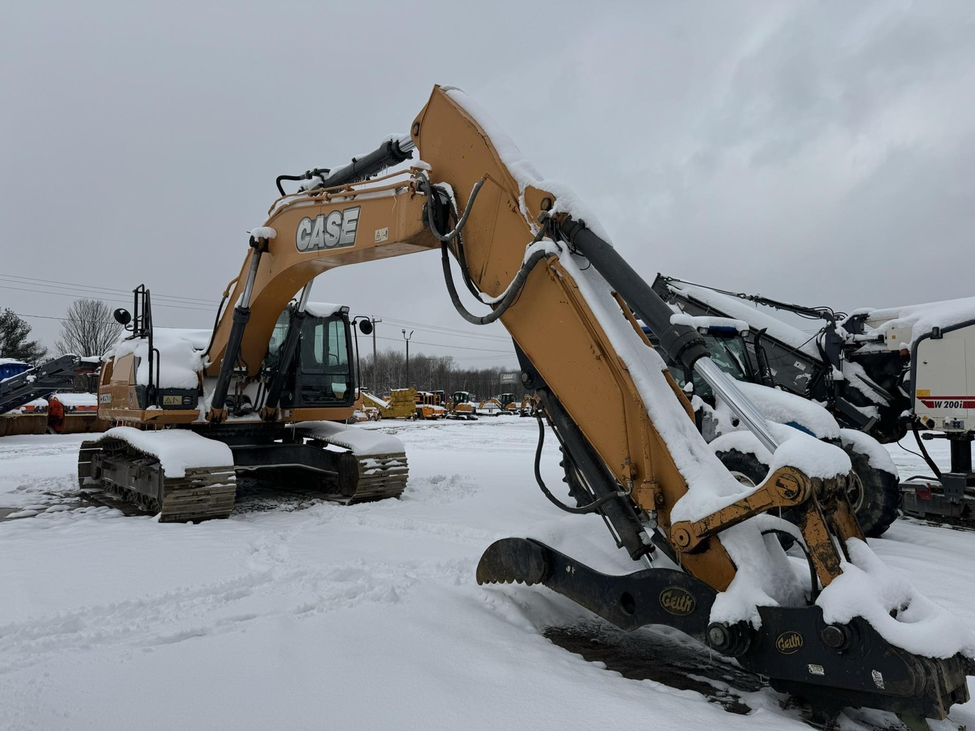 Backwell company equipment in the Constantia New York yard